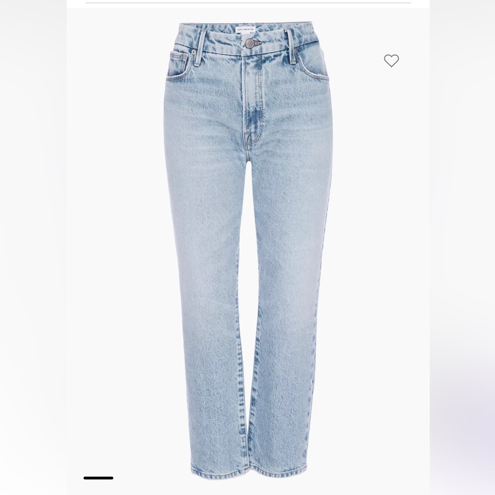 Good Girlfriend High Waist Straight Leg Jeans - only worn once. Size: 2/26